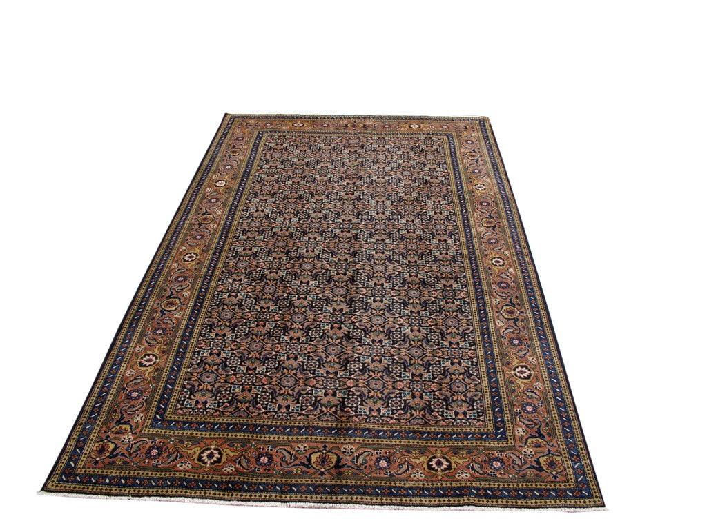 6.6 x 10.1 Multi Color Persian Ardebil Rug #B-80744
