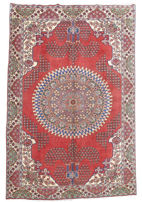 7x11 Authentic Hand Knotted Persian Tabriz Khoy Rug - Iran - bestrugplace