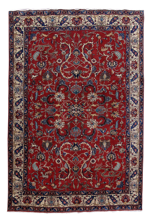 7x11 Authentic Hand Knotted Persian Tabriz Khoy Rug - Iran - bestrugplace