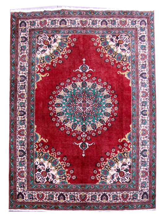 9x12 Authentic Hand Knotted Persian Tabriz Khoy Rug - Iran - bestrugplace