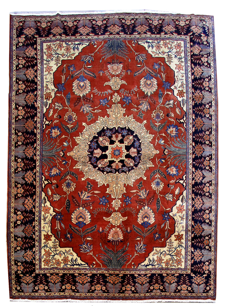 9.3 x 12.8 Persian Tabriz Khoy Bakhtiari Rug 80802