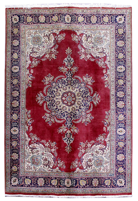 7x10 Authentic Hand Knotted Persian Tabriz Rug - Iran - bestrugplace
