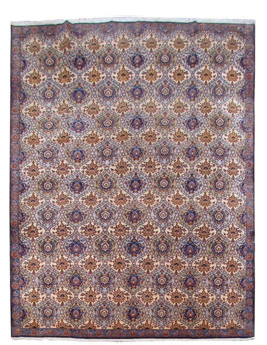 11x14 UNUSUAL Persian Isfahan Modern/ Traditional Rug - Iran 80842 - bestrugplace