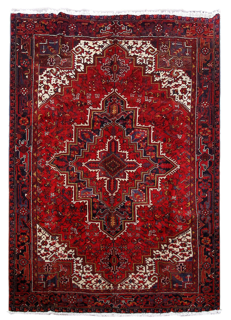 8x12 Authentic Hand Knotted Persian Heriz Rug - Iran - bestrugplace