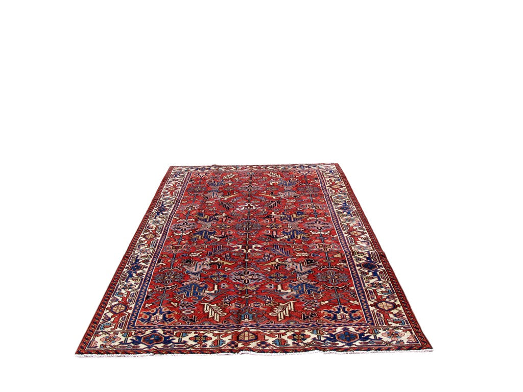 7.2 x 10.8 Antique Persian All Over  Heriz Rug #B-80903