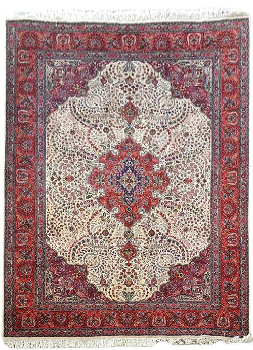 8x11 Authentic Hand Knotted Persian Tabriz Rug - Iran - bestrugplace