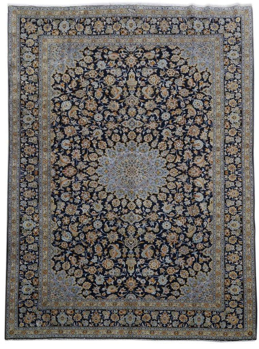 10x13 Authentic Hand-knotted Persian Signed Kashan Rug - Iran - bestrugplace