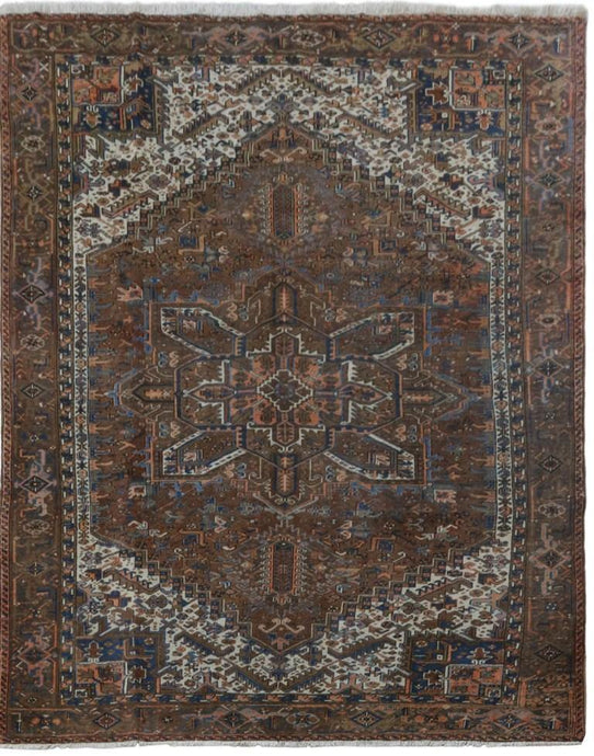 9x12 Authentic Hand-knotted Persian Heriz Rug - Iran - bestrugplace