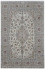 Load image into Gallery viewer, 6.7 x 10.1 Ivory Persian Signed Kashan Rug 81214