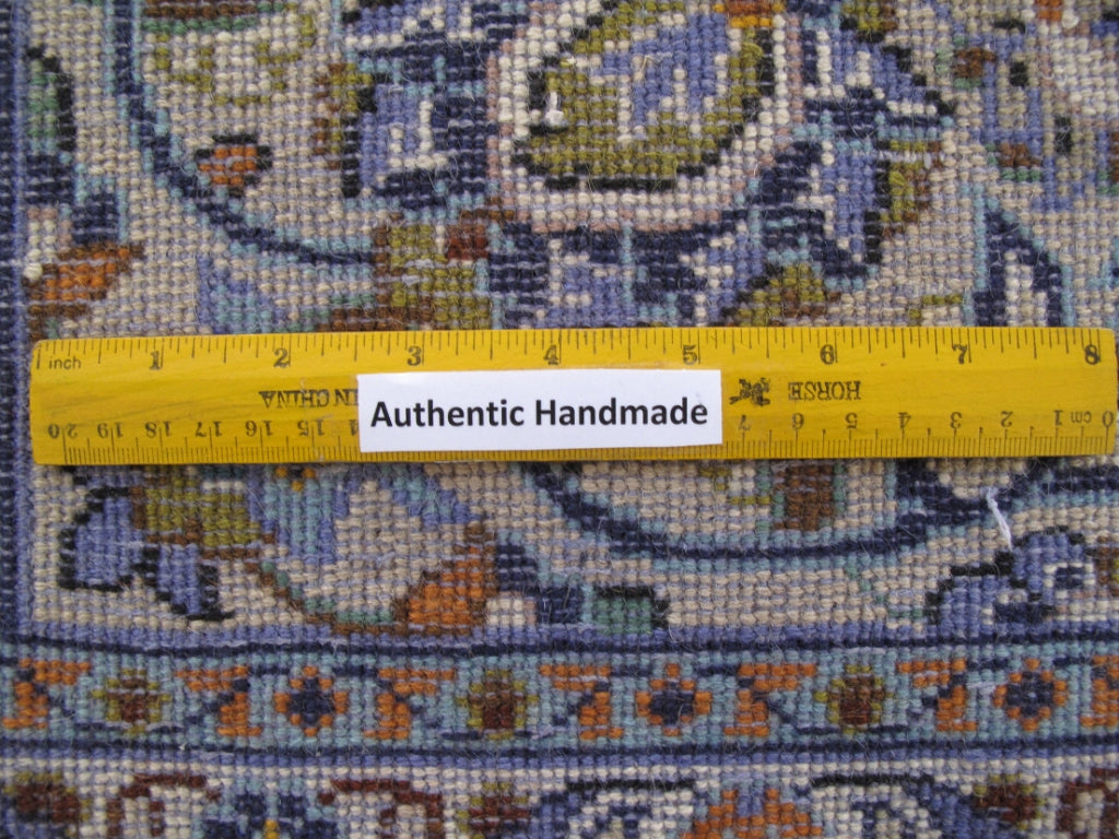 6.9 x 9.10 SIGNED Authentic Iranian Flag Persian Kashan Rug 81216