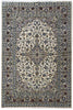 Load image into Gallery viewer, 6.7 x 9.10 Ivory Persian Kashan Rug SIGNED 81244