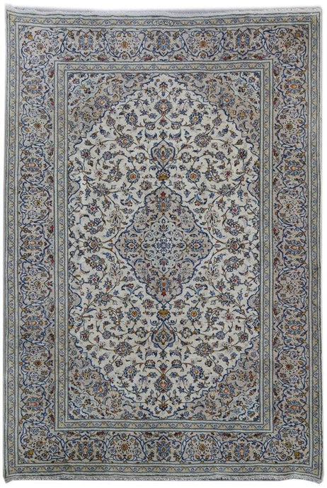 8x12 Authentic Hand-knotted Persian Signed Kashan Rug - Iran - bestrugplace