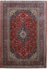 Load image into Gallery viewer, 8.2 x 11.10 Red Persian Signed Kashan Rug 81376