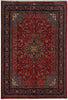 Load image into Gallery viewer, 7.9 x 11.6 Cornell Red Persian Sarouk Rug 81380