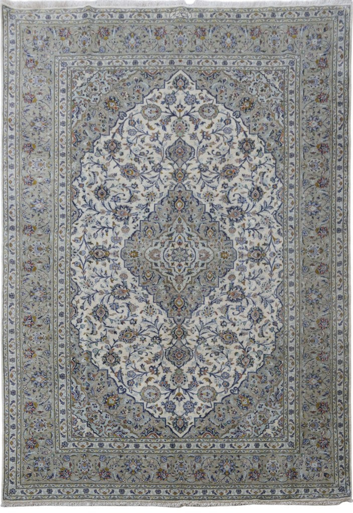 8.2 x 11.10 Persian Signed Kashan Rug 81387