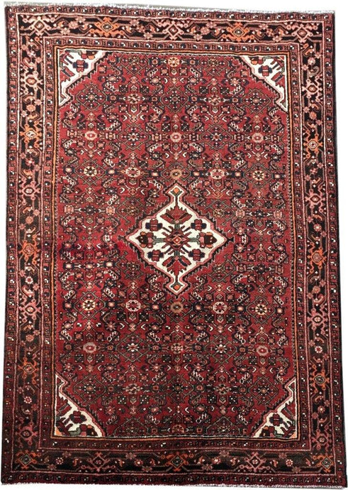 5x7 Authentic Hand-knotted Persian Hamadan Rug - Iran - bestrugplace