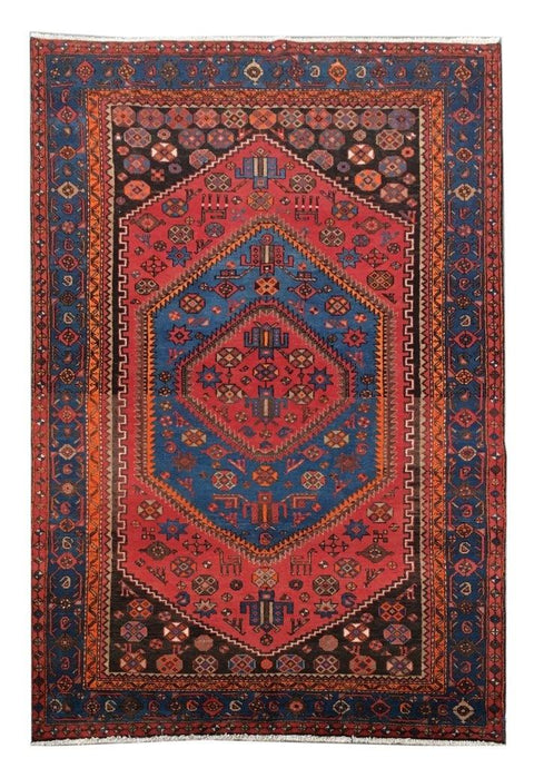 5x8 Authentic Hand-knotted Persian Zanjan Rug - Iran - bestrugplace