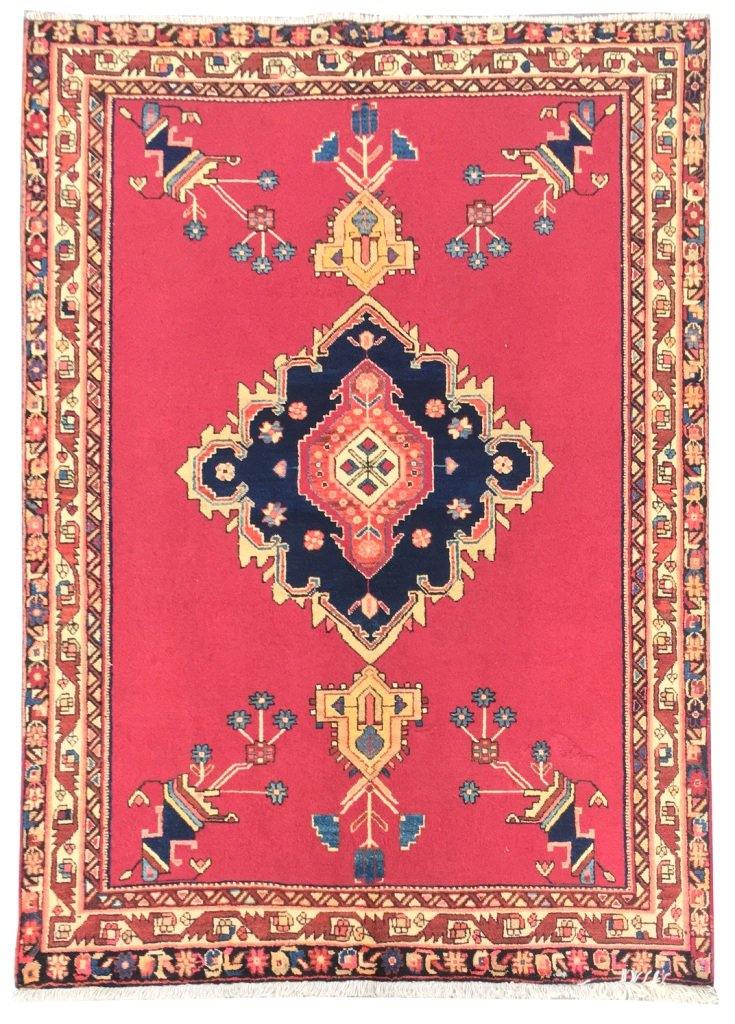 5x7 Authentic Hand-knotted Persian Sirjan Rug - Iran - bestrugplace