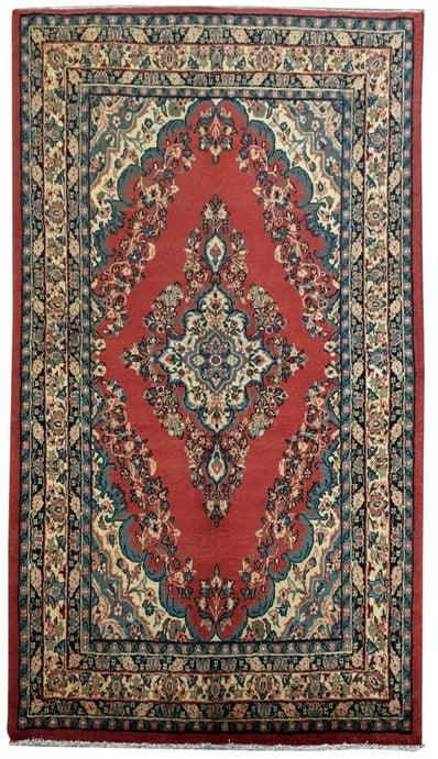 5x8 Authentic Hand-knotted Persian Hamadan Rug - Iran - bestrugplace