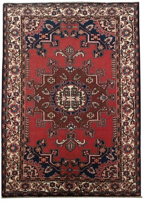 5x6 Authentic Hand-knotted Persian Hamadan Rug - Iran - bestrugplace