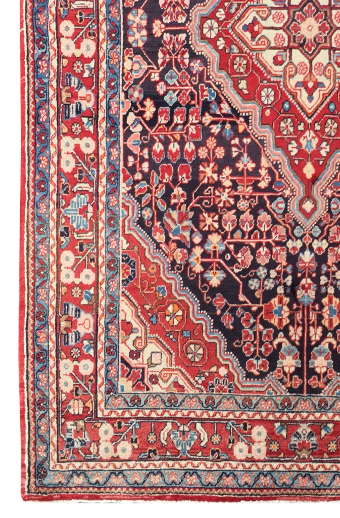 4.7 x 7.5 Persian Jozan Rug BLUE #B-81702