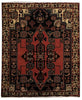 Load image into Gallery viewer, 5&#39; x 6’-Red-Persian-Hamadan-Rug.jpg