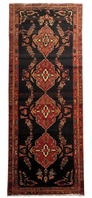 5x13 Authentic Hand-knotted Persian Hamadan Rug - Iran - bestrugplace