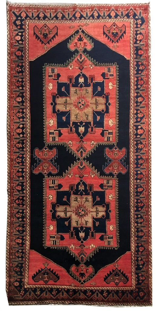 5' x 11'-Orange-Red-Persian-Hamadan-Rug .jpg