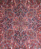Load image into Gallery viewer, 7.3 x 9.6 Maroon Persian Kashan Rug #B-81811