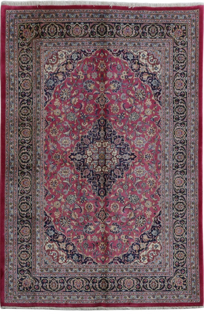 6.7 x 9.9 Red Persian Kashmar Rug 81859