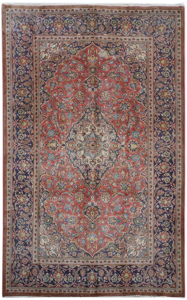 6.7 x 10.6 Red Persian Ardakan Rug 81862