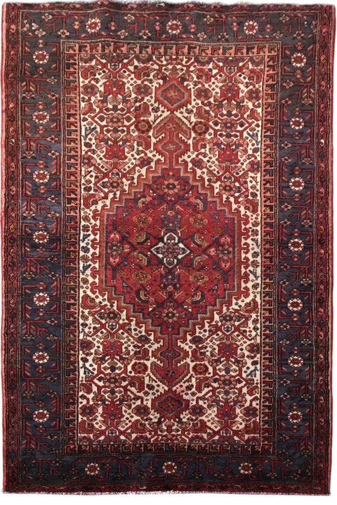 4.5 x 6.3 Persian Zanjan Rug #82112