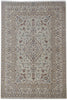 Load image into Gallery viewer, 6.7 x 9.8 Heathered Grey Persian Signed Kashan Rug 82212