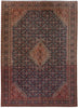 Load image into Gallery viewer, 7.1 x 10.10 Navy Blue Persian Ardebil Rug 82218