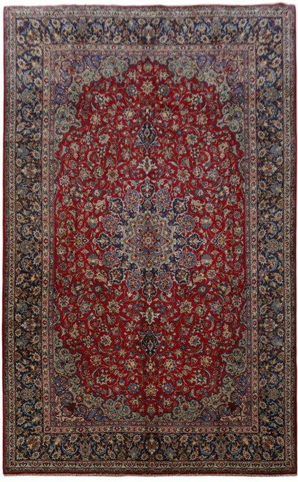10x16 Authentic Hand-knotted Persian Signed Isfahan Rug - Iran - bestrugplace