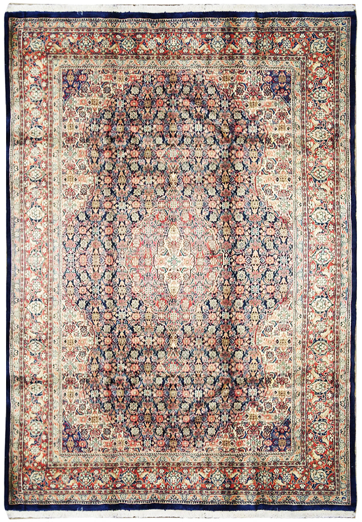 7 x 10 Pre-Owned Persian Tabriz Mahi Wool Rug #5048