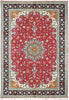 Load image into Gallery viewer, 7 x 10 FINER QUALITY Authentic Persian Tabriz Rug Wool and Silk 400 KPSI#5052