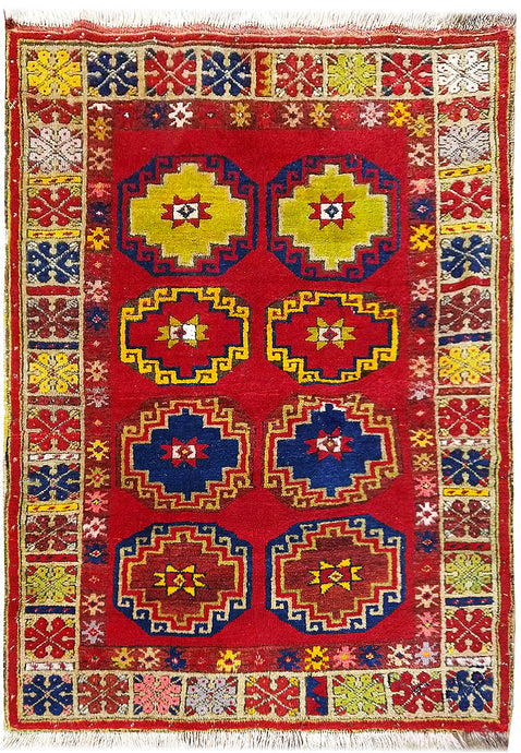 Burrane 2x3 Colorful Tribal Small Rug - Clearance