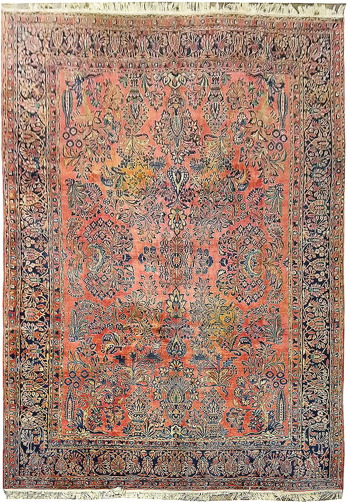 10.6 x 13.11 Sarouk RUG Coral #F-5630