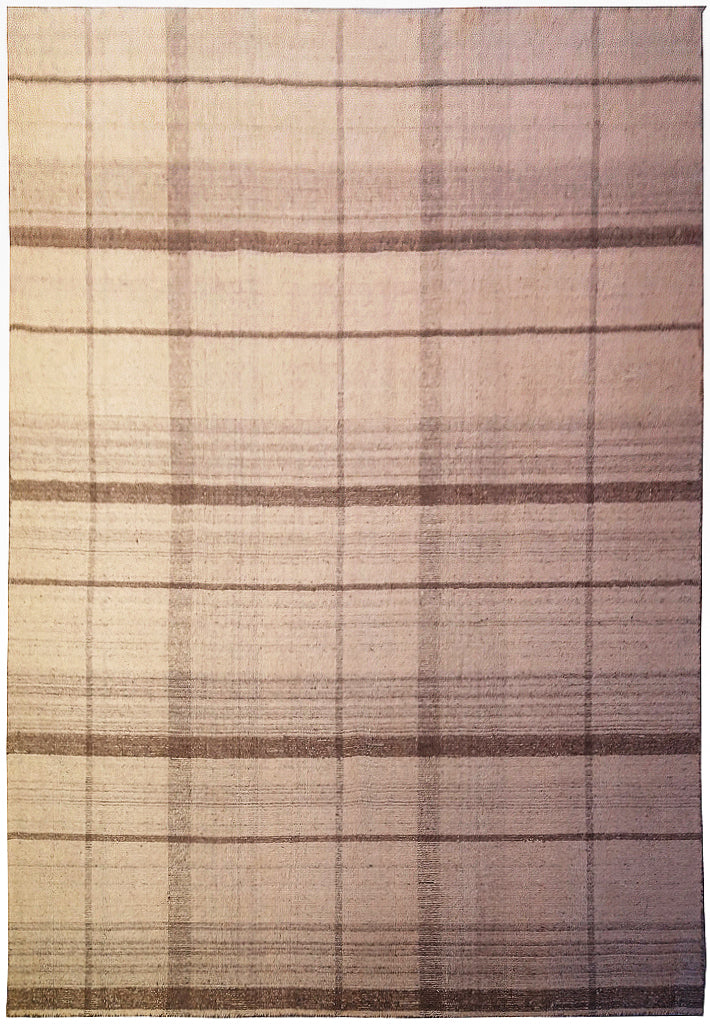 5.6 x 8 Natural Handmade Flat weave Kilim double sided handmade #F-5653