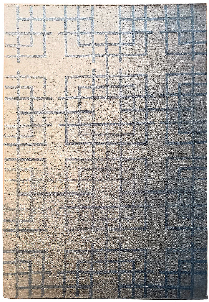 5.2 x 8.2 SALE Contemporary Handmade Rug Slate Gray #F-5782