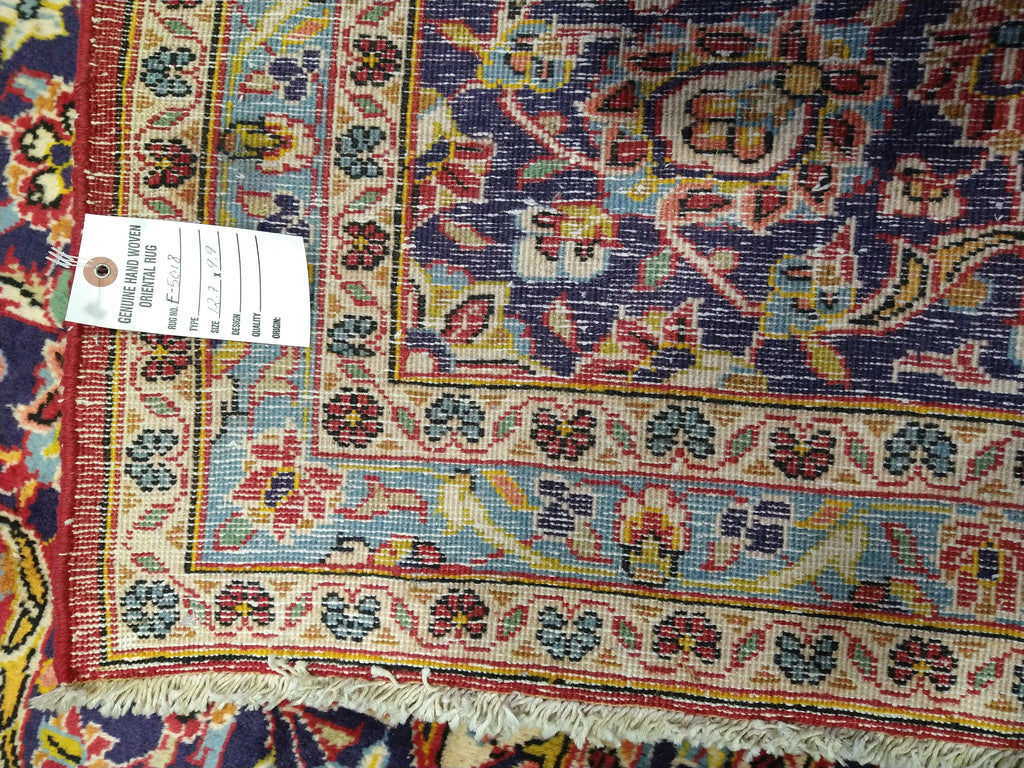 9.9 x 12.7 Classic Persian Rug Red Blue #5018