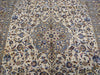 Load image into Gallery viewer, 9.9 x 13 Semi-Antique Persian IVORY KASHAN Rug #5033