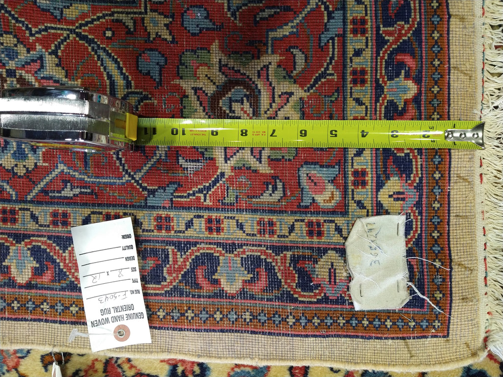 8 x 12 Persian Sarouk Bijar Rug Very Durable #5043