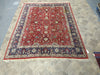 Load image into Gallery viewer, 8&#39; x 10&#39; Red Wool and Silk Hand-Knotted Quality Rug #F-5045
