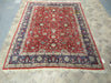 Load image into Gallery viewer, 8&#39; x 10&#39; Red Wool and Silk Hand-Knotted Quality Rug #F-5045