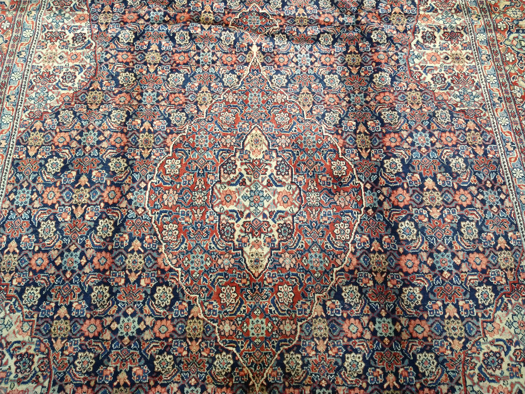7 x 10 Pre-Owned Persian Tabriz Mahi Wool Rug #5048