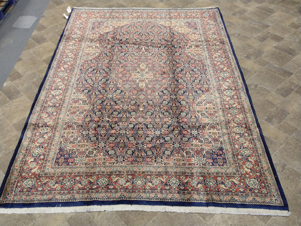 7 x 10 Pre-Owned Persian Tabriz Mahi Wool Rug #5048
