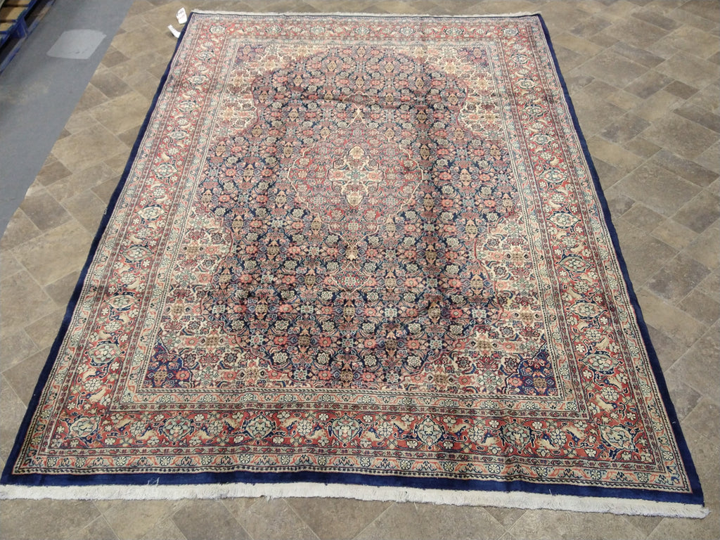 7 x 10 Pre-Owned Persian Tabriz Mahi Wool Rug #5048