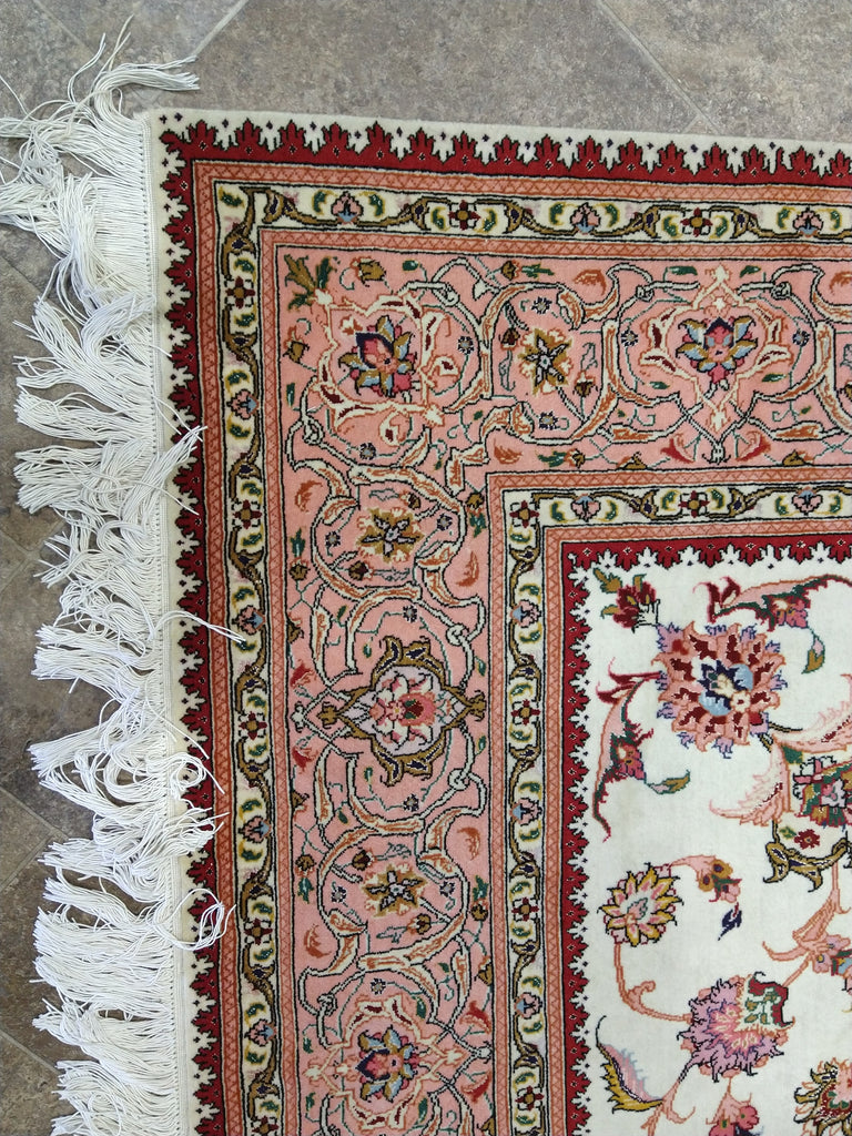 6 x 10 Fancy Rug wool & Silk 400 KPSI #5059